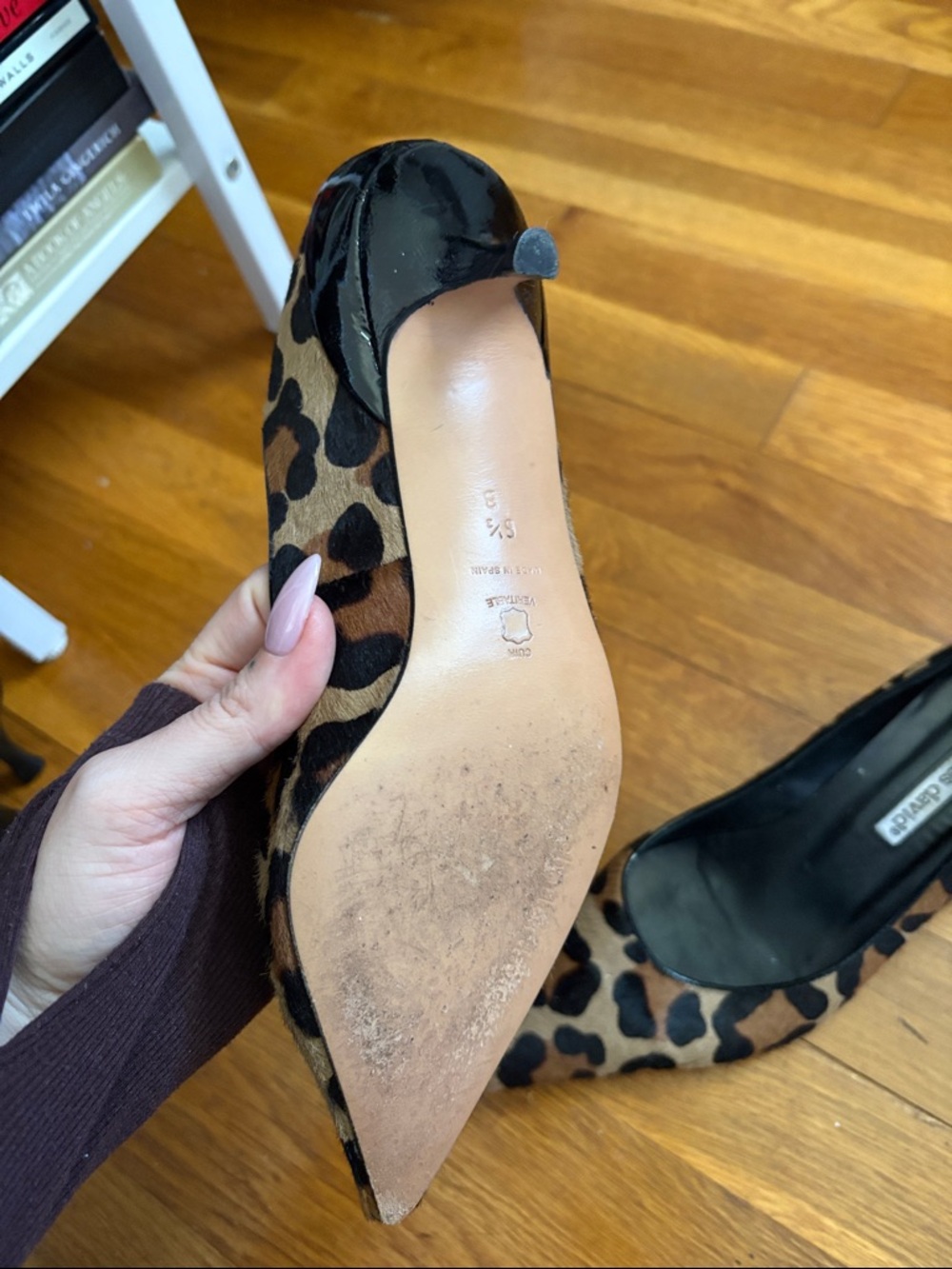 Leopard Kitten Heels - Picture 2 of 5